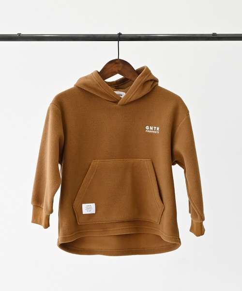 GENERATOR（ジェネレーター）の「GENERATOR/ジェネレーター フリースパーカー（パーカー・キッズ・トップグレー/キャメル/ブラック・M/L/XL）」の10枚目の写真