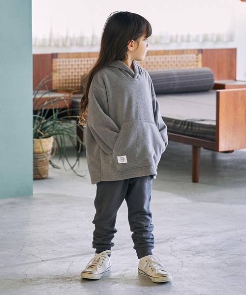 GENERATOR（ジェネレーター）の「GENERATOR/ジェネレーター フリースパーカー（パーカー・キッズ・トップグレー/キャメル/ブラック・M/L/XL）」の8枚目の写真