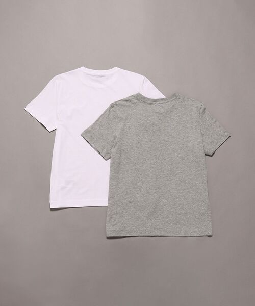 Calvin Klein（カルバン・クライン）の「Tシャツ(2枚パック) - ショートスリーブクルーネックTシャツ（Tシャツ/カットソー・レディース・ホワイト×グレー/ブラック×ホワイト・M/S/XS）」の11枚目の写真