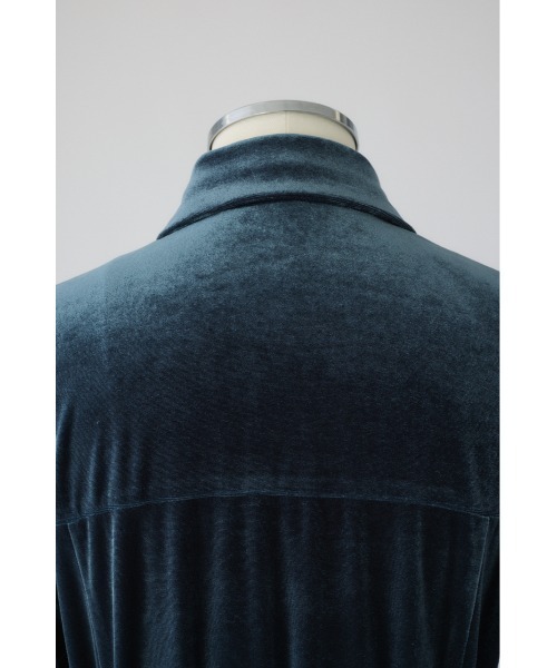 RIM.ARK（リムアーク）の「Velour shirt dress ベロアシャツドレス（シャツワンピース・レディース・ブラウン/ブラック/ダークブルー・38/36）」の14枚目の写真