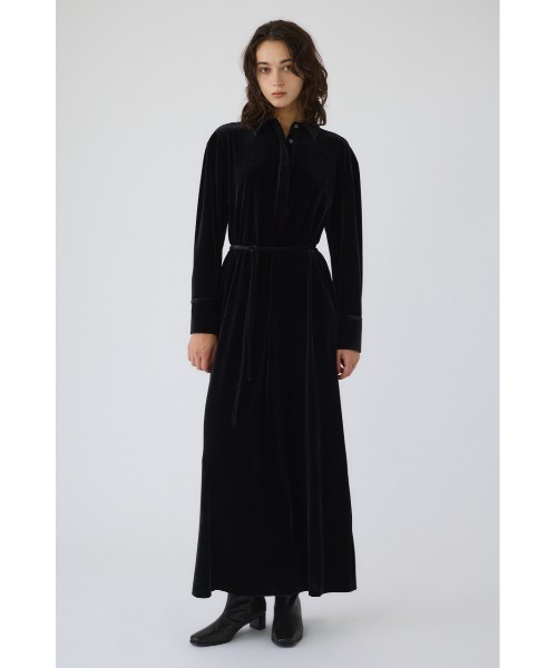 RIM.ARK(リムアーク)の「Velour shirt dress ベロアシャツドレス(シャツワンピース・レディース・ブラウン/ブラック/ダークブルー・38/36)」の22枚目の写真