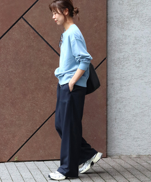 JOURNAL STANDARD relume（ジャーナルスタンダード　レリューム）の「《追加 / 新色》フィルムストライプイージーパンツ（その他パンツ・レディース・ブラック/ベージュ/ネイビー・36/38）」の18枚目の写真