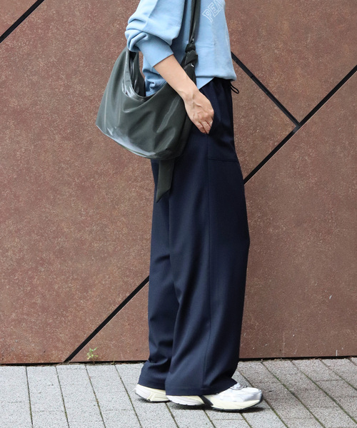 JOURNAL STANDARD relume（ジャーナルスタンダード　レリューム）の「《追加 / 新色》フィルムストライプイージーパンツ（その他パンツ・レディース・ブラック/ベージュ/ネイビー・36/38）」の20枚目の写真