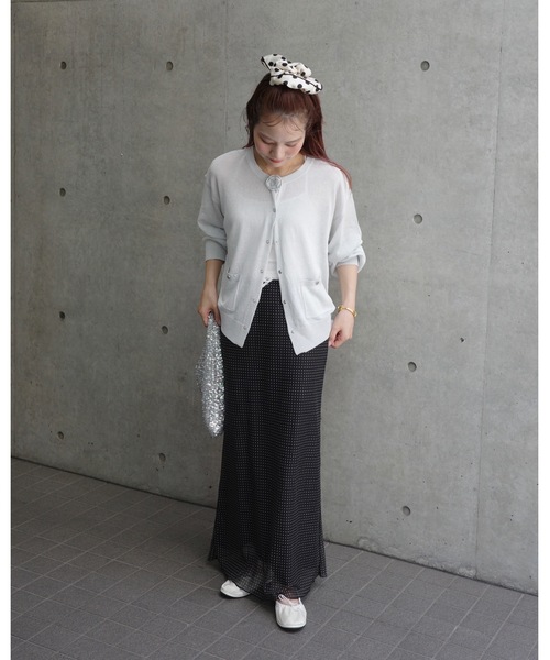 JUMELLE（ジュメロ）の「ローズカーディガン（カーディガン/ボレロ・レディース・ピンク/グレー・FREE）」の14枚目の写真