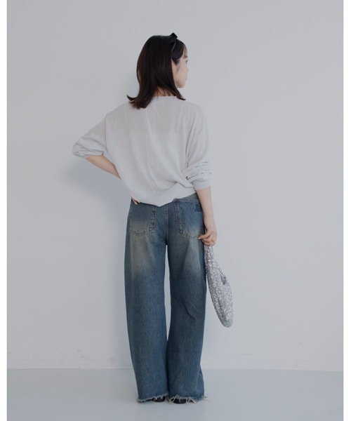 JUMELLE（ジュメロ）の「ローズカーディガン（カーディガン/ボレロ・レディース・ピンク/グレー・FREE）」の19枚目の写真