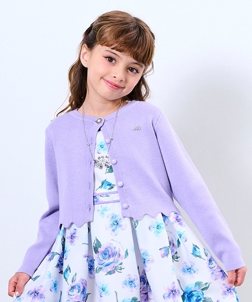 新品タグ付アナスイミニ　ニットジャケット130cm カーディガンボレロフォーマル 新品タグ付アナスイミニ ニットジャケット130cm カーディガン