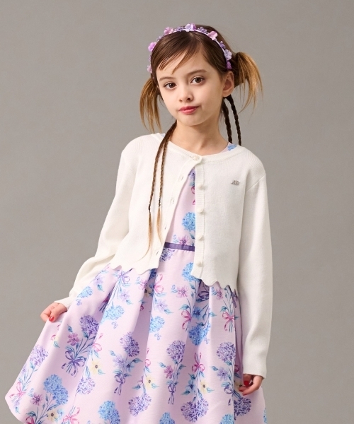 裾スカラップカーディガン（カーディガン/ボレロ）｜ANNA SUI mini