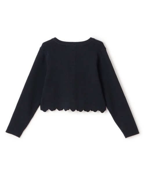 裾スカラップカーディガン（カーディガン/ボレロ）｜ANNA SUI mini