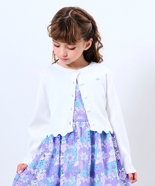 ANNA SUI mini 刺繍入り ボレロ　カーディガン　120cm ボレロカーディガン（その他） | ANNA SUI mini（アナ スイ・ミニ