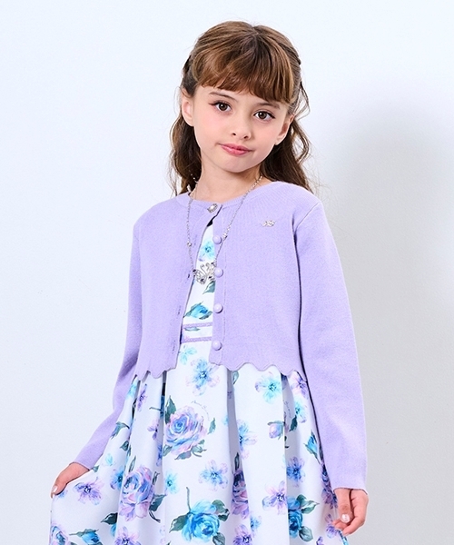 裾スカラップカーディガン（カーディガン/ボレロ）｜ANNA SUI mini