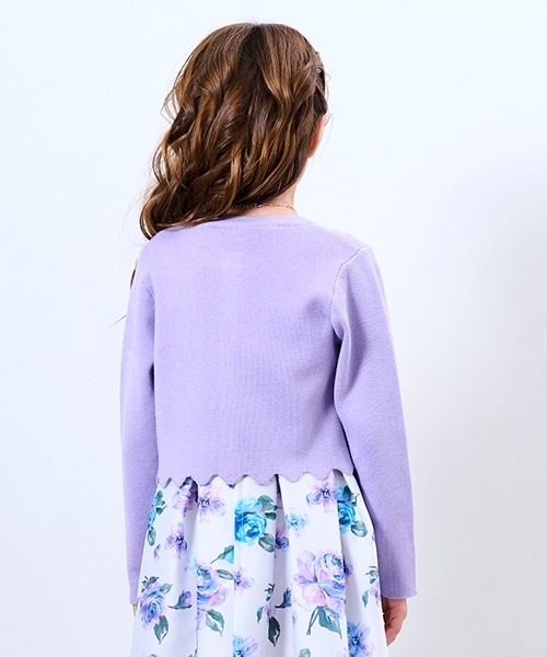 裾スカラップカーディガン（カーディガン/ボレロ）｜ANNA SUI mini