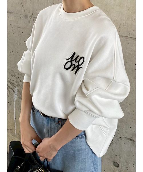 タグ付き新品【USAGI ONLINE・ZOZO限定】ビッグトレーナー Mila Owen トレーナー スウェット 「USAGI ONLINE・ZOZO限定