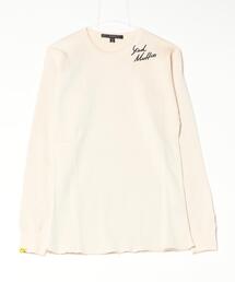 STUD MUFFIN（スタッドマフィン）の「STUD MUFFIN/スタッドマフィン/ヘビーワッフルロゴ＆ハートＬＳ（Tシャツ/カットソー）」