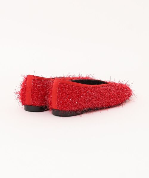 Narcissus(ナルシス)の「【Narcissus】フリンジフラットシューズ(パンプス・レディース・レッド/ブラック・X-LARGE/LARGE/MEDIUM)」の11枚目の写真