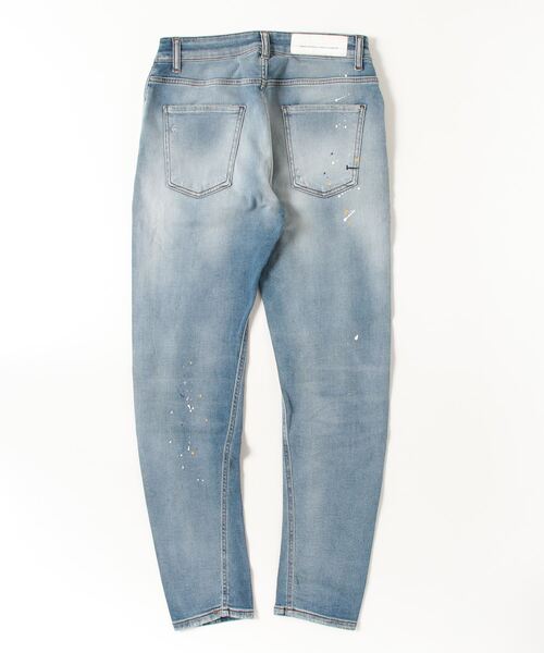 P.M.D.S.（ピー エム ディー エス）の「P.M.D.S./ピー エム ディー エス/BARRET/J3527 ペイントデニム（デニムパンツ・メンズ・ブルー・31/29/30）」の2枚目の写真