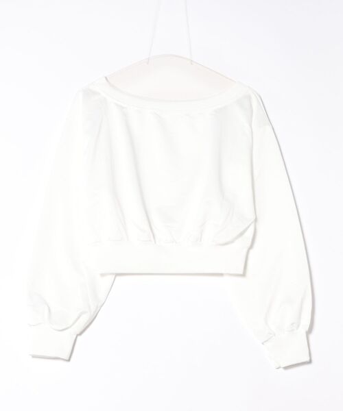 Lace Ladies(レースレディース)の「ワンショルダー ショート 長袖 カット プルオーバー(Tシャツ/カットソー・レディース・ブラック/グレー/ホワイト・FREE)」の21枚目の写真