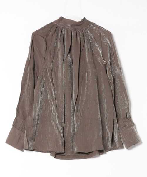Lace Ladies(レースレディース)の「バック リボン ギャザー フレア ブラウス(シャツ/ブラウス・レディース・ブラック/ホワイト/ブラウン・FREE)」の7枚目の写真