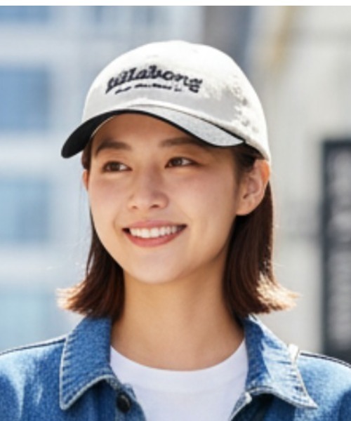 BILLABONG(ビラボン)の「【BILLABONG/ビラボン】24AW DAD TWO TONE CAP/6パネルキャップ・帽子(キャップ・レディース・ベージュ/スミクロ・FREE)」の2枚目の写真