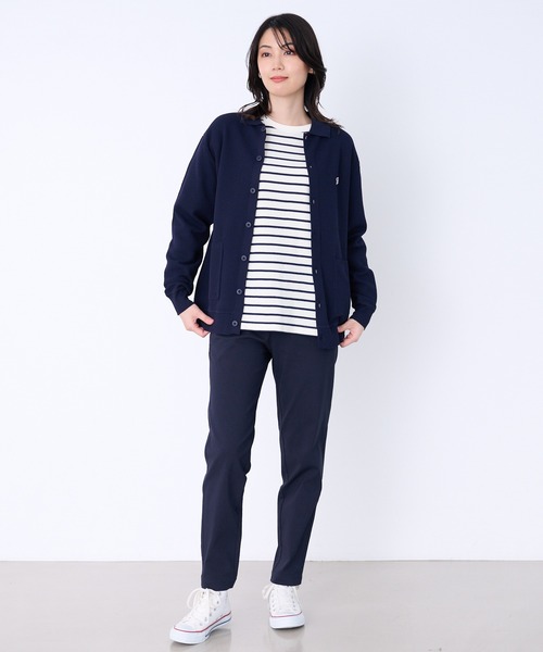 Arnold Palmer（アーノルドパーマー）の「シェア スポンディッシュ カノコニット カーディガン（カーディガン/ボレロ・レディース・ネイビー/アイボリー・LL/L/M/S/XS）」の3枚目の写真