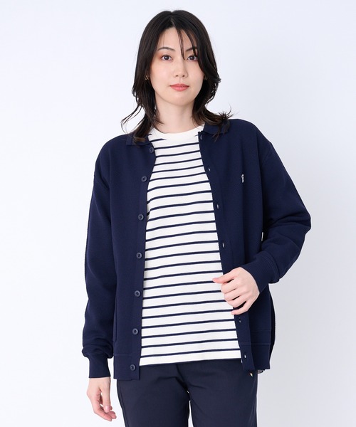 Arnold Palmer（アーノルドパーマー）の「シェア スポンディッシュ カノコニット カーディガン（カーディガン/ボレロ・レディース・ネイビー/アイボリー・LL/L/M/S/XS）」の16枚目の写真