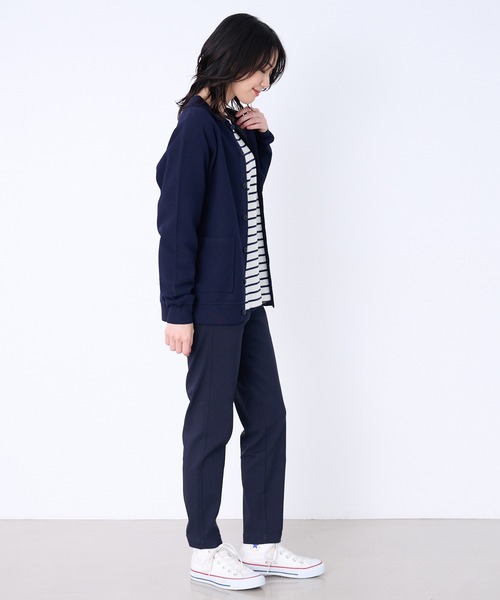 Arnold Palmer（アーノルドパーマー）の「シェア スポンディッシュ カノコニット カーディガン（カーディガン/ボレロ・レディース・ネイビー/アイボリー・LL/L/M/S/XS）」の17枚目の写真