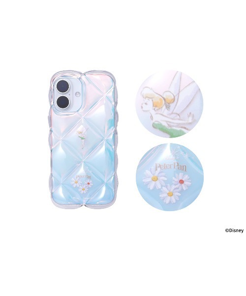 iPhone16/15/14/13 専用 ディズニーキャラクター クリアキルティング