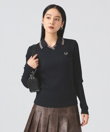 FRED PERRY(tbhy[)́yʒzFRED PERRY / Twin Tipped Ribbed Polo Shirt(|Vc)