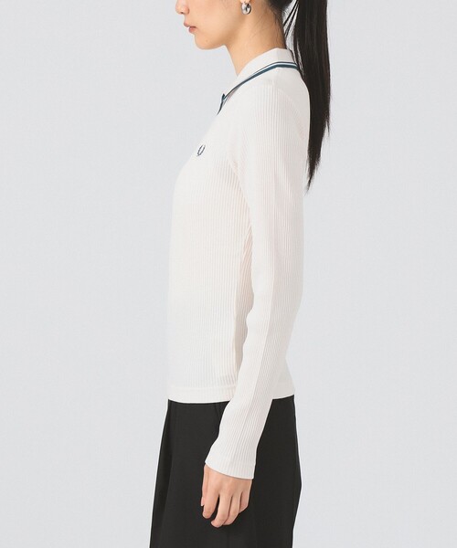 別注】FRED PERRY / Twin Tipped Ribbed Polo Shirt（ポロシャツ