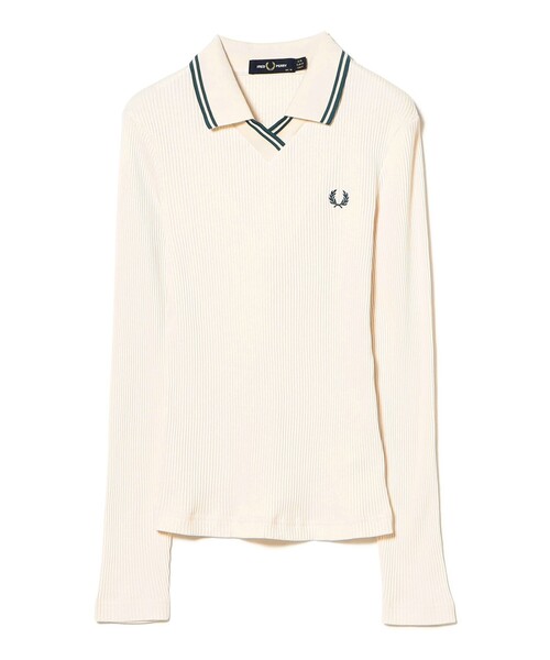 別注】FRED PERRY / Twin Tipped Ribbed Polo Shirt（ポロシャツ