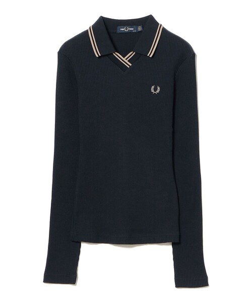 別注】FRED PERRY / Twin Tipped Ribbed Polo Shirt（ポロシャツ
