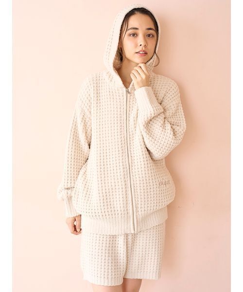 ジェラート ピケ　現行　UNISEX ワッフルパーカ　ワッフルハーフパンツ UNISEX】ワッフルハーフパンツ（ルームウェア/パジャマ