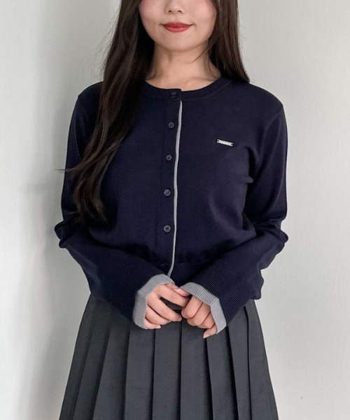 archives(アルシーヴ)の「配色レイヤードニットカーディガン(カーディガン/ボレロ・レディース・ブラウン/アイボリー/ネイビー・MEDIUM)」の22枚目の写真