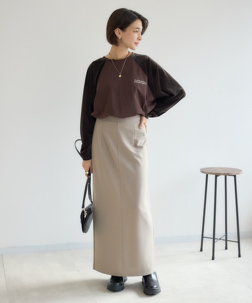 KATHARINE ROSS（キャサリンロス）の「【KATHARINE ROSS】ストレッチジョーゼットスカート（スカート・レディース・ブラック/ベージュ・FREE）」の17枚目の写真