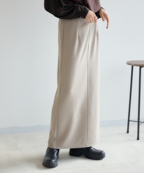 KATHARINE ROSS（キャサリンロス）の「【KATHARINE ROSS】ストレッチジョーゼットスカート（スカート・レディース・ブラック/ベージュ・FREE）」の19枚目の写真