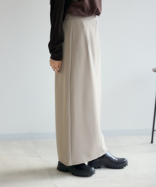 KATHARINE ROSS（キャサリンロス）の「【KATHARINE ROSS】ストレッチジョーゼットスカート（スカート・レディース・ブラック/ベージュ・FREE）」の20枚目の写真
