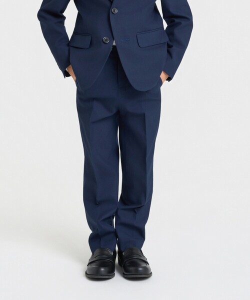 COMME CA ISM(コムサイズム)の「【セットアップ対応】TRトロピカル ロングパンツ(110-130cm)(スーツパンツ・キッズ・ネイビー・130cm/120cm/110cm)」の1枚目の写真
