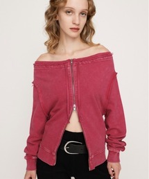 OFF SHOULDER SWEAT TOPS オフショルダー スウェット トップス 秋服 冬服 トレーナー