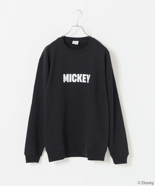 新品WILD AND SEA ミッキー スウェットシャツ XL ブラック 新品WILD AND SEA ミッキー スウェットシャツ XL ブラック MICKEY / S
