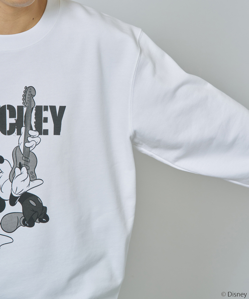 ロデオ フラッグポケットMICKEYスウェット❗️ホワイト⭐️完売、入荷不明品 Mickey Mouse Collection Crew Neck Sweat | STUDIO SEVEN (スタジオ