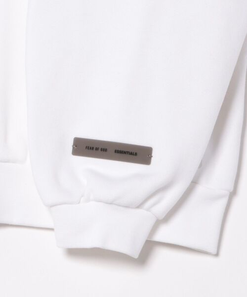 FOG ESSENTIALS（エフオージーエッセンシャルズ）の「Fear of God ESSENTIALS/FOG エッセンシャルズ/90s Fleece ZipUp Hoodie（パーカー・レディース・ブラック/ホワイト・S/L/M）」の4枚目の写真