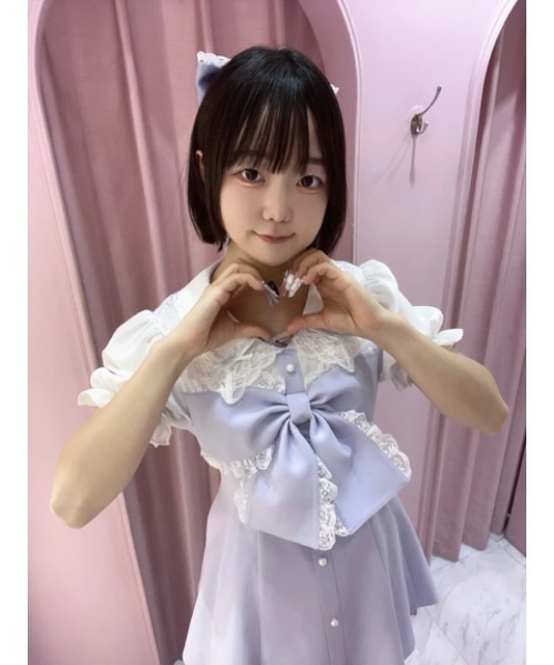 Ank Rouge（アンクルージュ）の「はしごレースおリボンSETUP（ワンピース・レディース・ブルー・M）」の7枚目の写真