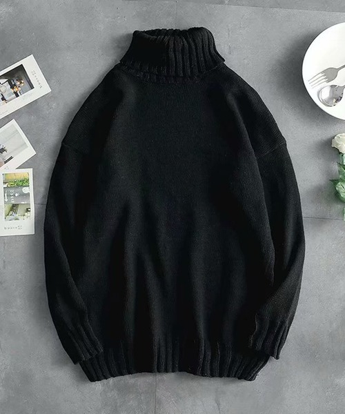 BENDER TOKYO（ベンダートウキョウ）の「【25AW｜新サイズ追加】BENDER TOKYO タートルネックニット プルオーバー［ユニセックス］（ニット/セーター・メンズ・グリーン/カーキ/ブラック/ブラウン/ホワイト/ブルー/イエロー/ベージュ/レッド・XL/L/2XL/M）」の22枚目の写真