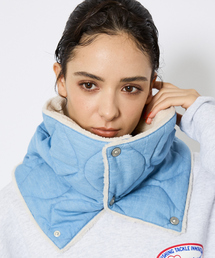 TAION | 【TAION / タイオン】ミリタリー リバーシブル ダウンネックウォーマー/リバーシブル/2WAY/ユニセックス/防寒【WEB限定】(ネックウォーマー/スヌード)