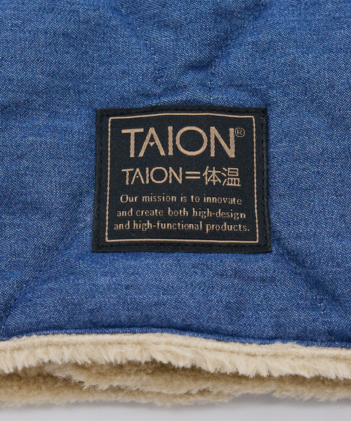 TAION(タイオン)の「【TAION / タイオン】ミリタリー リバーシブル ダウンネックウォーマー/リバーシブル/2WAY/ユニセックス/防寒【WEB限定】(ネックウォーマー/スヌード・メンズ・ブルー系その他2/ブルー系その他・フリー)」の11枚目の写真
