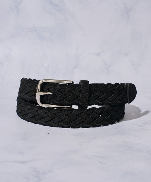 セール】【Saddler's(サドラーズ)】 スエードレザー メッシュベルト