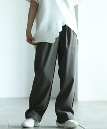フロントタックワイドロングパンツ