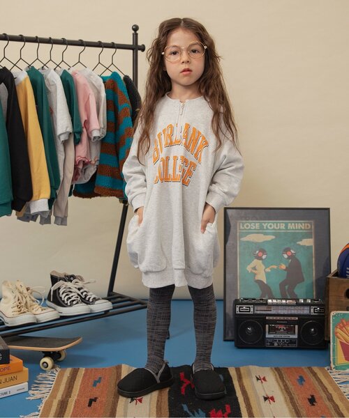 BREEZE（ブリーズ）の「【リンク/ジュニア対応】カレッジワンピース（ワンピース・キッズ・ピンク/アイボリー・80/90/100/110/120/130/140）」の8枚目の写真