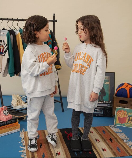 BREEZE（ブリーズ）の「【リンク/ジュニア対応】カレッジワンピース（ワンピース・キッズ・ピンク/アイボリー・80/90/100/110/120/130/140）」の4枚目の写真