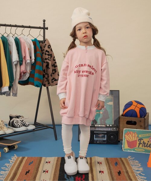 BREEZE（ブリーズ）の「【リンク/ジュニア対応】カレッジワンピース（ワンピース・キッズ・ピンク/アイボリー・80/90/100/110/120/130/140）」の16枚目の写真