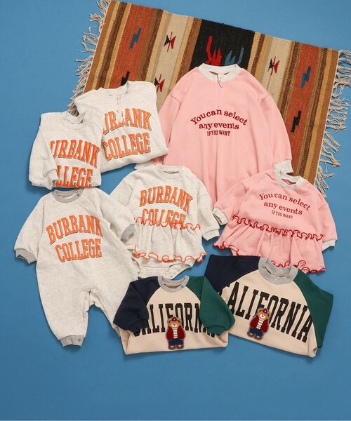 BREEZE（ブリーズ）の「【リンク/ジュニア対応】カレッジワンピース（ワンピース・キッズ・ピンク/アイボリー・80/90/100/110/120/130/140）」の3枚目の写真